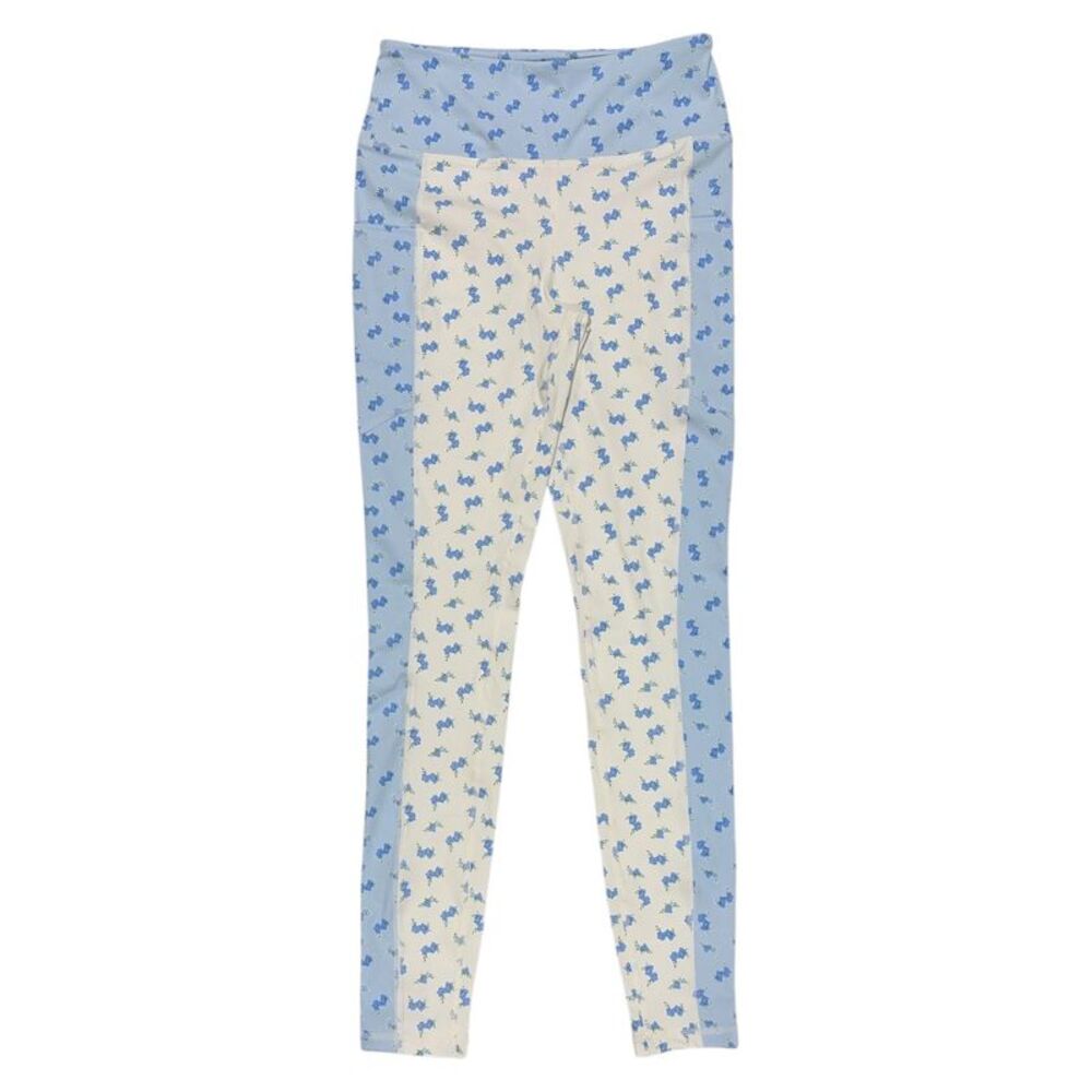 Treasures by Shabby Chic Women's Lightweight Full Length Active Legging - Blue